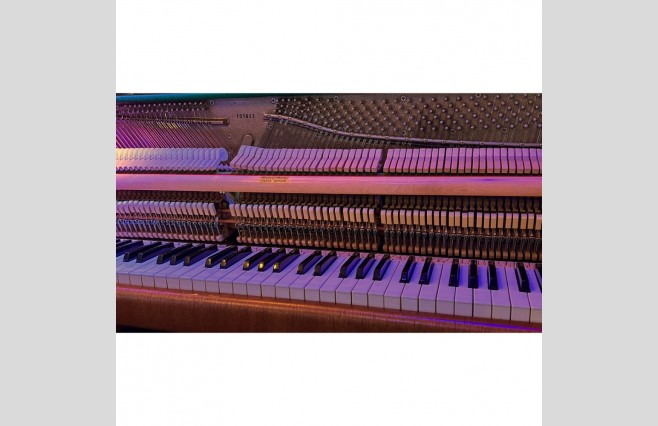 Bentley Mahogany Compact Upright Piano, Used - All Inclusive Premium Package (SN:131813) - Image 5